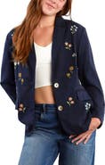 Billy T Wild Blossom Embroidered Blazer
