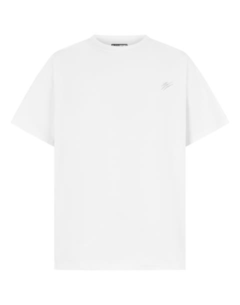 Round Neck T-Shirt Chrome Scratch Men