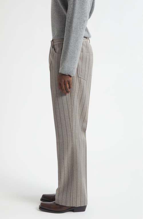 Second / Layer Second Layer Valluco Pinstripe Wool Pants In Gray