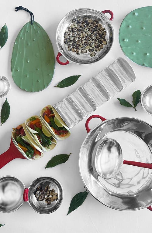 Lunares San Miguel Salad Server In Silver
