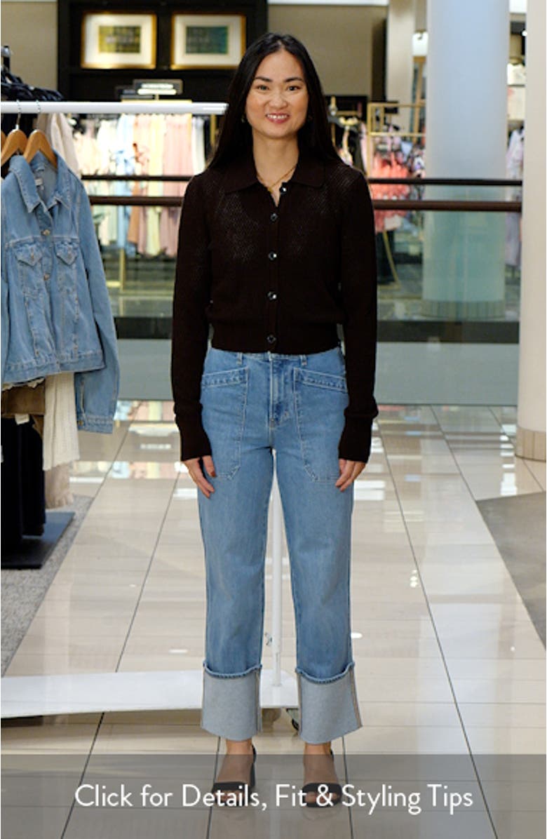 The Shrunken Lace Knit Cardigan, sales video thumbnail