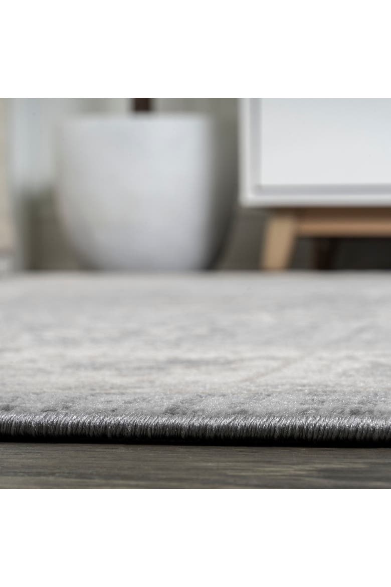 Modern Persian Vintage Moroccan Traditional Area Rug, Alternate, color, Light Gray