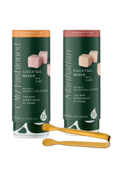 Classic Whiskey Cocktail Mixer Set