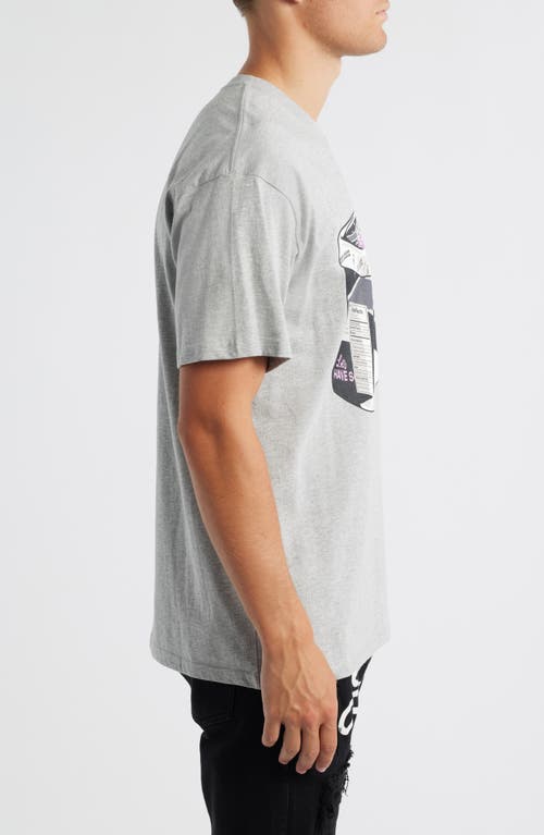 Icecream Carton Graphic T-shirt In Gray