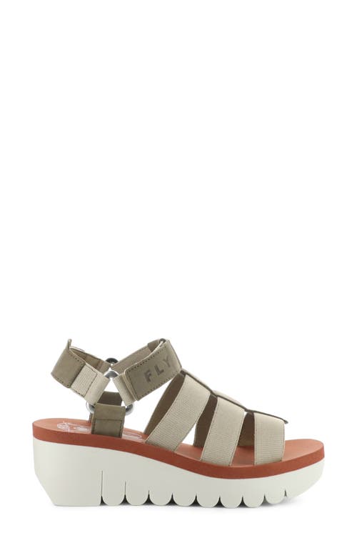 FLY LONDON FLY LONDON YOJI PLATFORM WEDGE SANDAL 