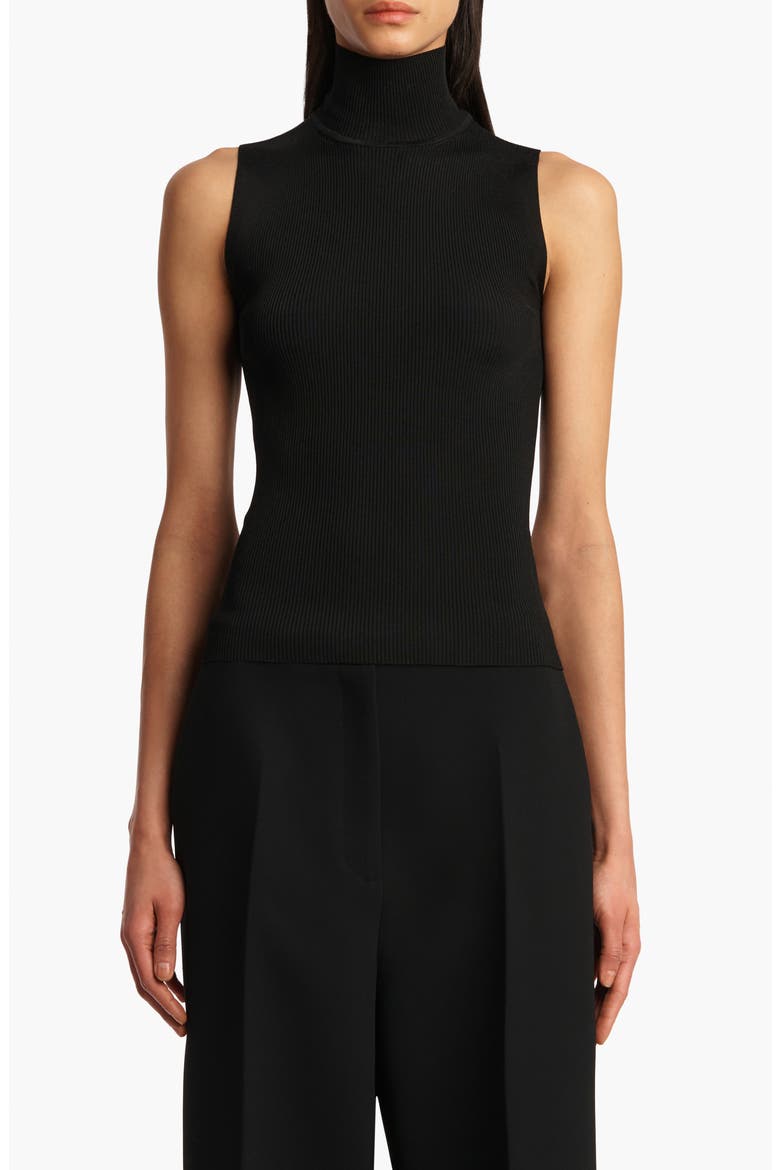 Benita Rib Top, Main, color, BLACK