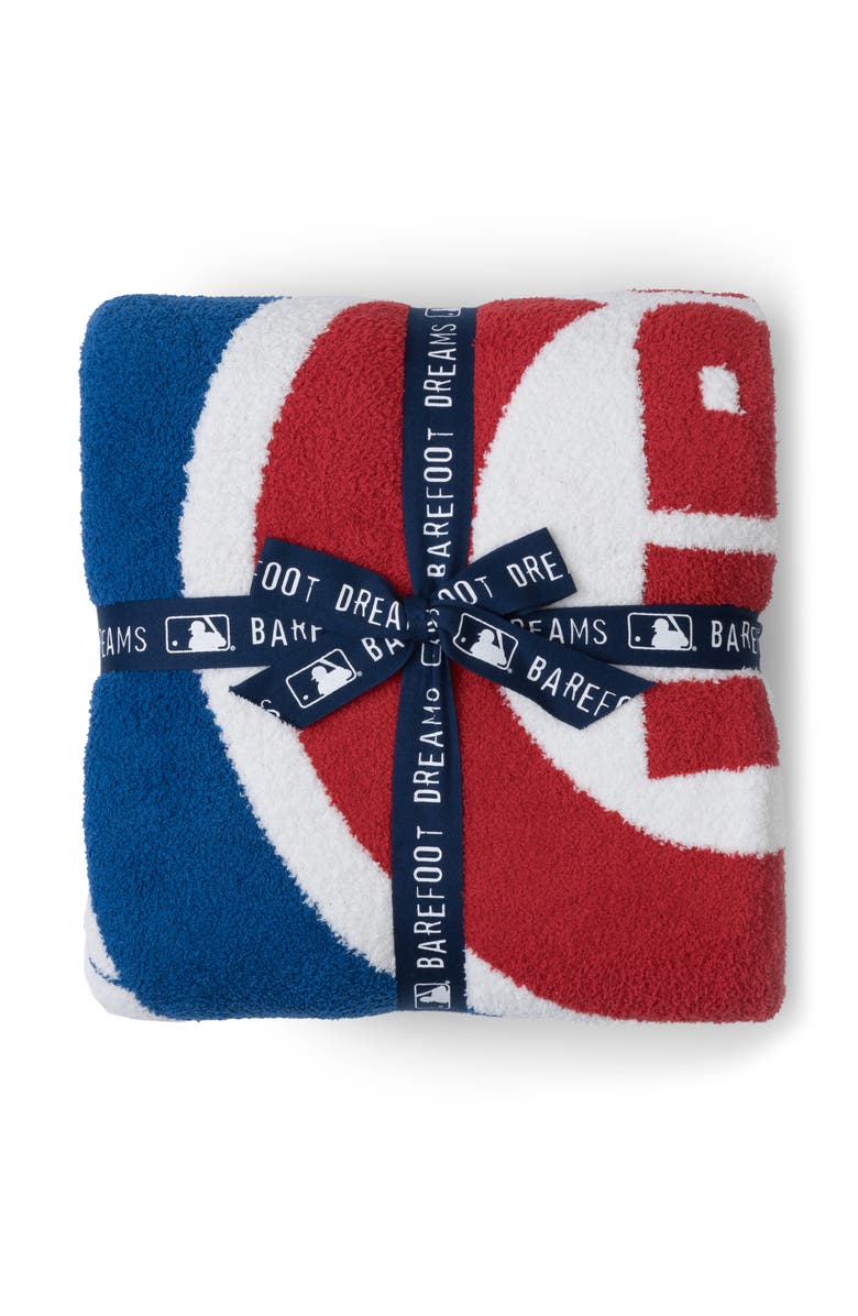 Barefoot Dreams<sup>®</sup> CozyChic<sup>®</sup> Chicago Cubs Throw Blanket, Alternate, color, Cubs Multi