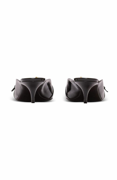 Balmain Sync Patent Leather Mules With Pointed Toe