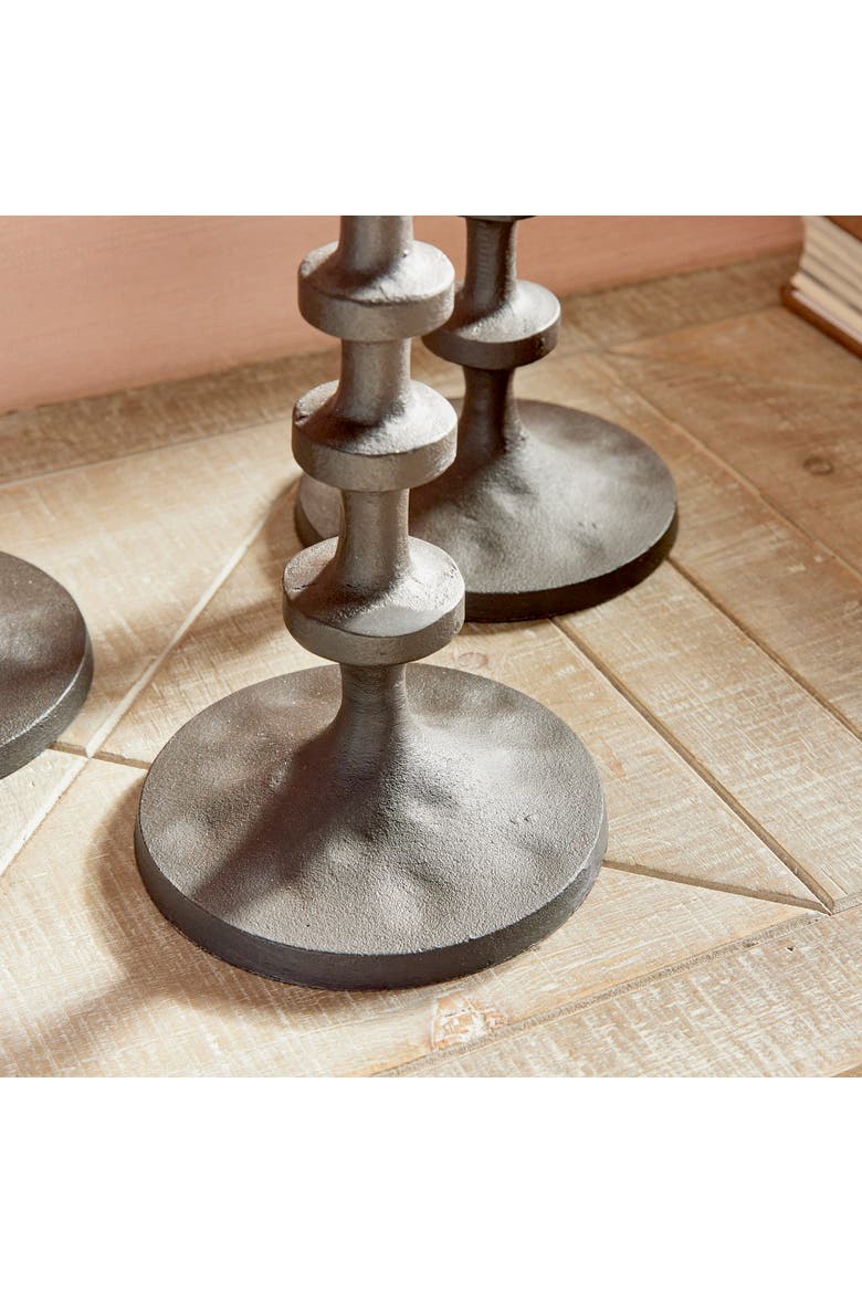 Abacus Taper Holders Set of 3, Alternate, color, Gray