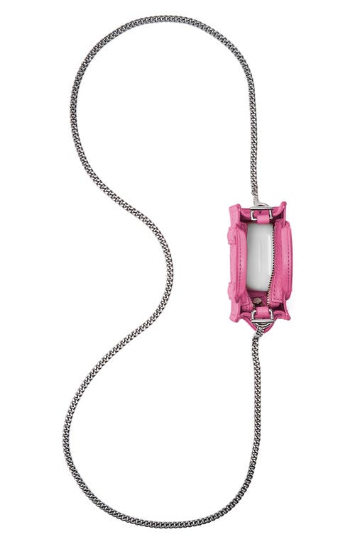 Marc Jacobs The Nano Charm Tote Leather Crossbody Bag In Bow Pink
