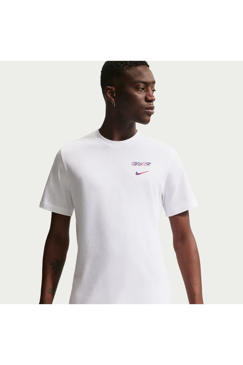 Men's Nike White USMNT Wordmark T-Shirt, Alternate, color, White