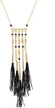 OLIVIA WELLES Sheena Tassel Necklace