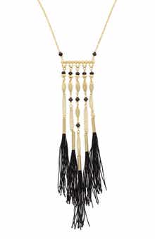 OLIVIA WELLES Sheena Tassel Necklace