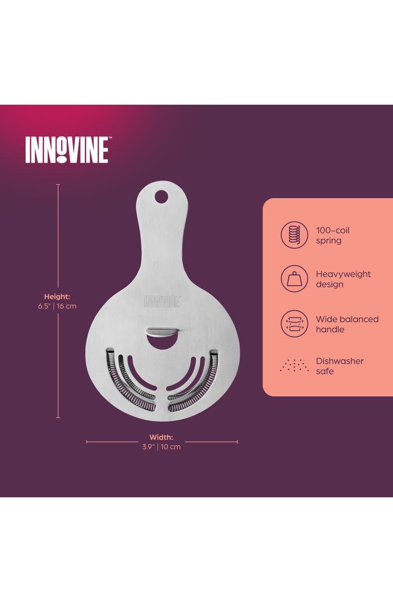 Innovine Hawthorne Strainer, Alternate, color, Silver