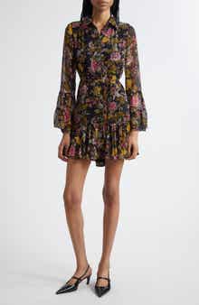 Cinq à Sept Lyra Hannah Floral Long Sleeve Minidress