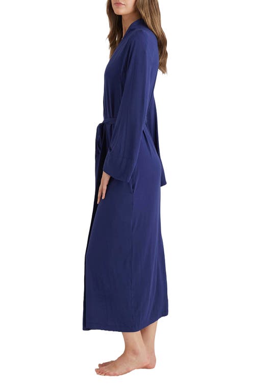 Papinelle Kate Modal Soft Maxi Robe In Navy Melange