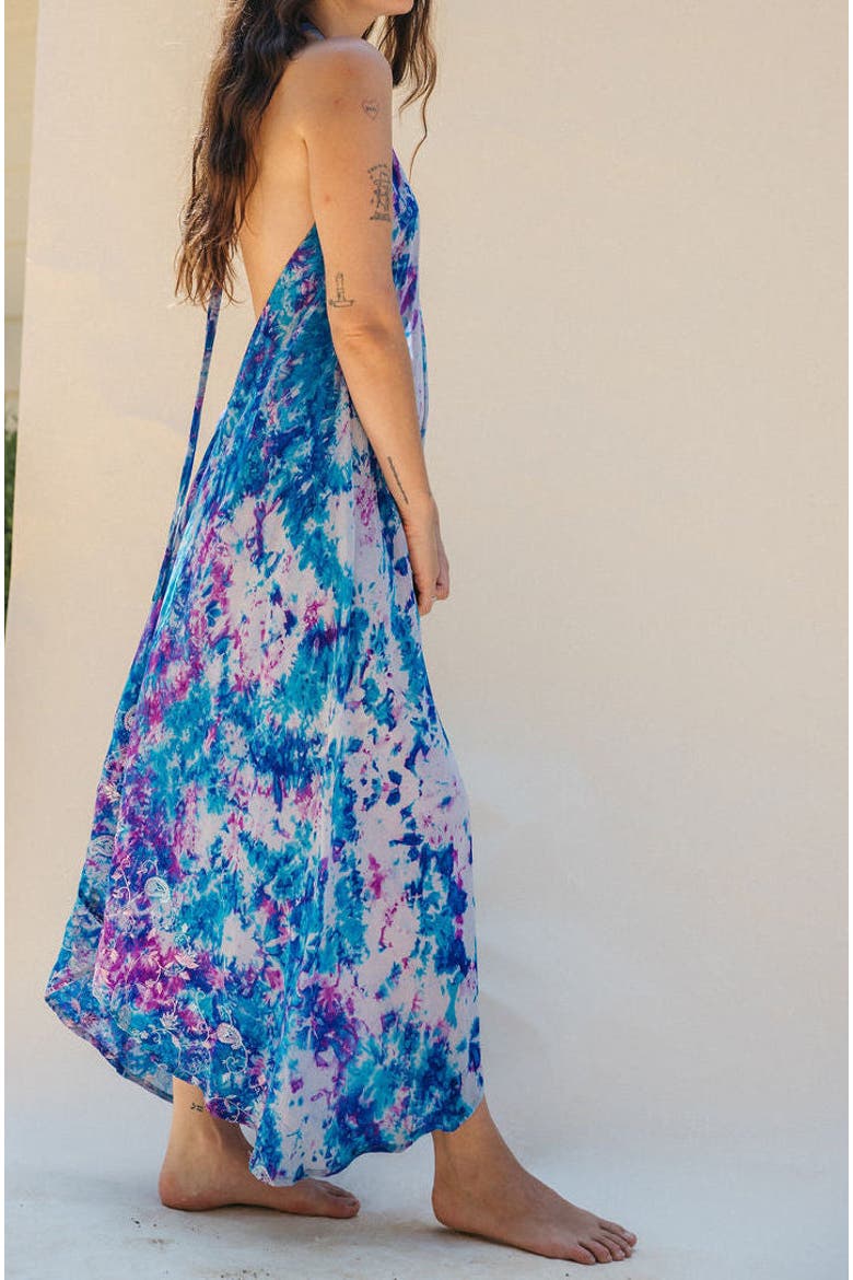Classic Silk Dress Lavender, Alternate, color, Blue & Purple