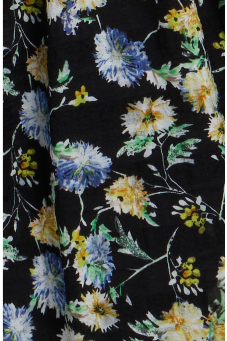 Kids' Floral Bow Strap Sundress, Alternate, color, BLACK MULTI