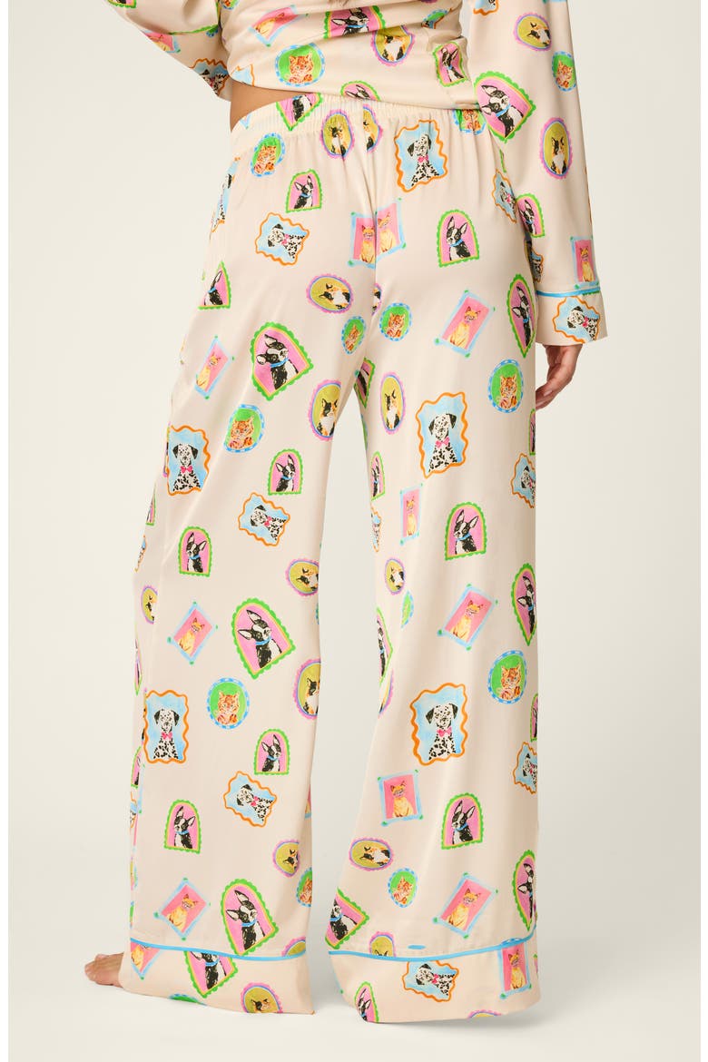 Picture Purfect Wide Leg Pajama Pants, Alternate, color, BEIGE MULTI