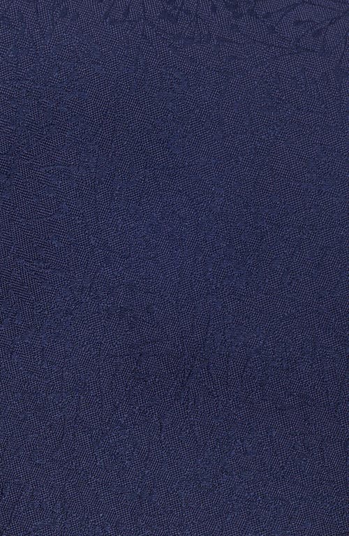 Calvin Klein Florence Floral Jacquard Tie In Blue