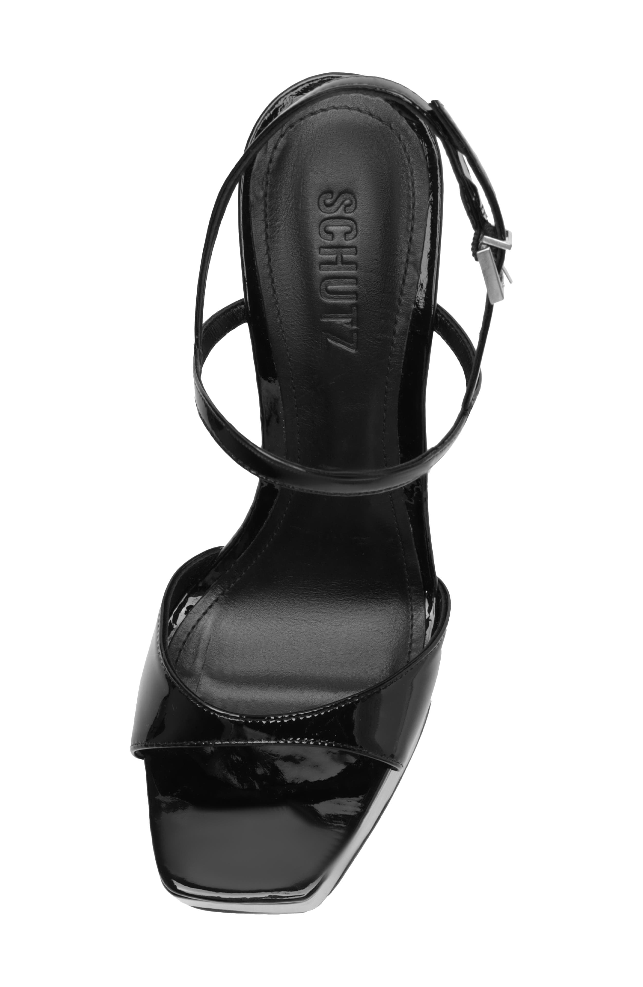 Schutz Arlene Platform Sandal, Alternate, color, Black