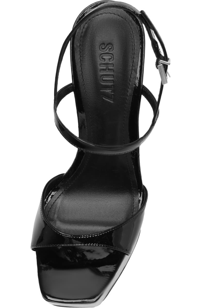 Schutz Arlene Platform Sandal, Alternate, color, Black