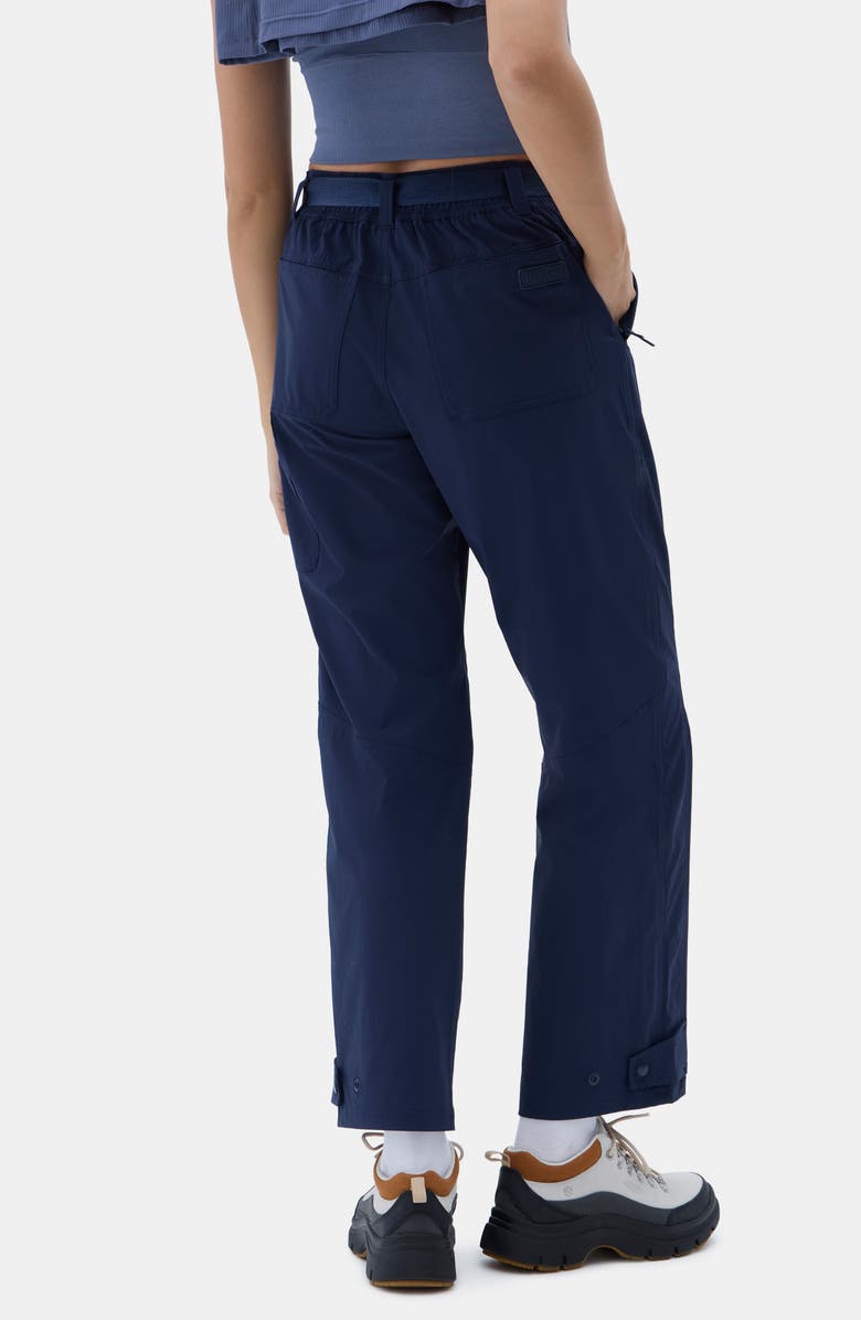 Halfdays Bastille High Waist Ripstop Pants, Alternate, color, Navy