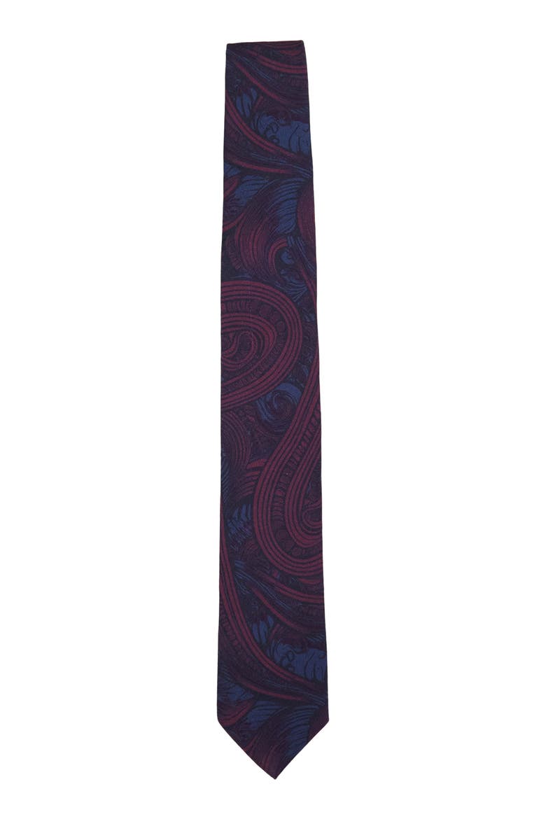 Talia Tie, Main, color, Badalona Plum