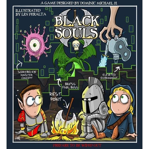 Black Souls (Boxed Board Game), Strategy, 15 Players, Kids