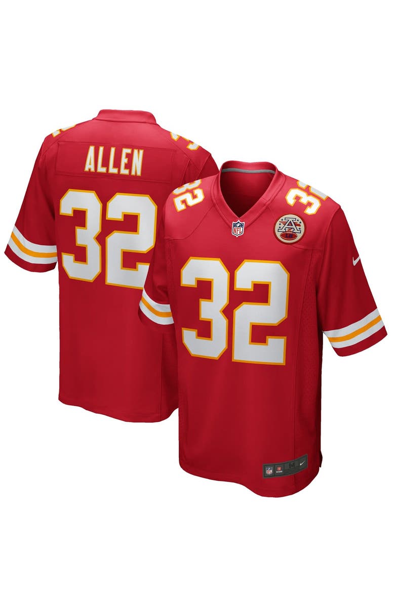 Nike Men's Nike Marcus Allen Red Kansas City Chiefs Game Retired Player Jersey, Main, color, 