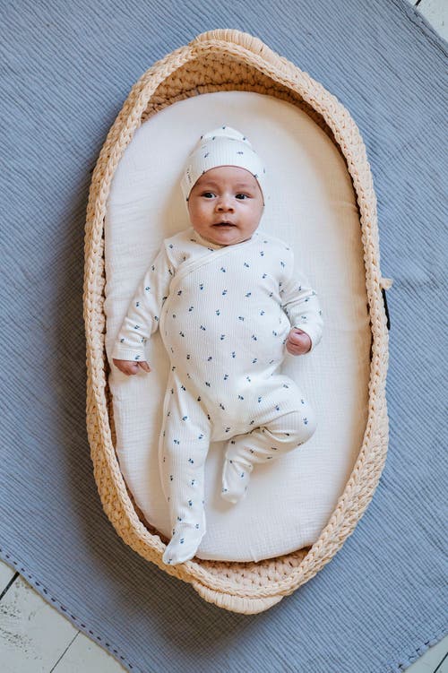 ELY'S & CO. ELY'S & CO. BABY COTTON RIBBED ZIPPER FOOTIE