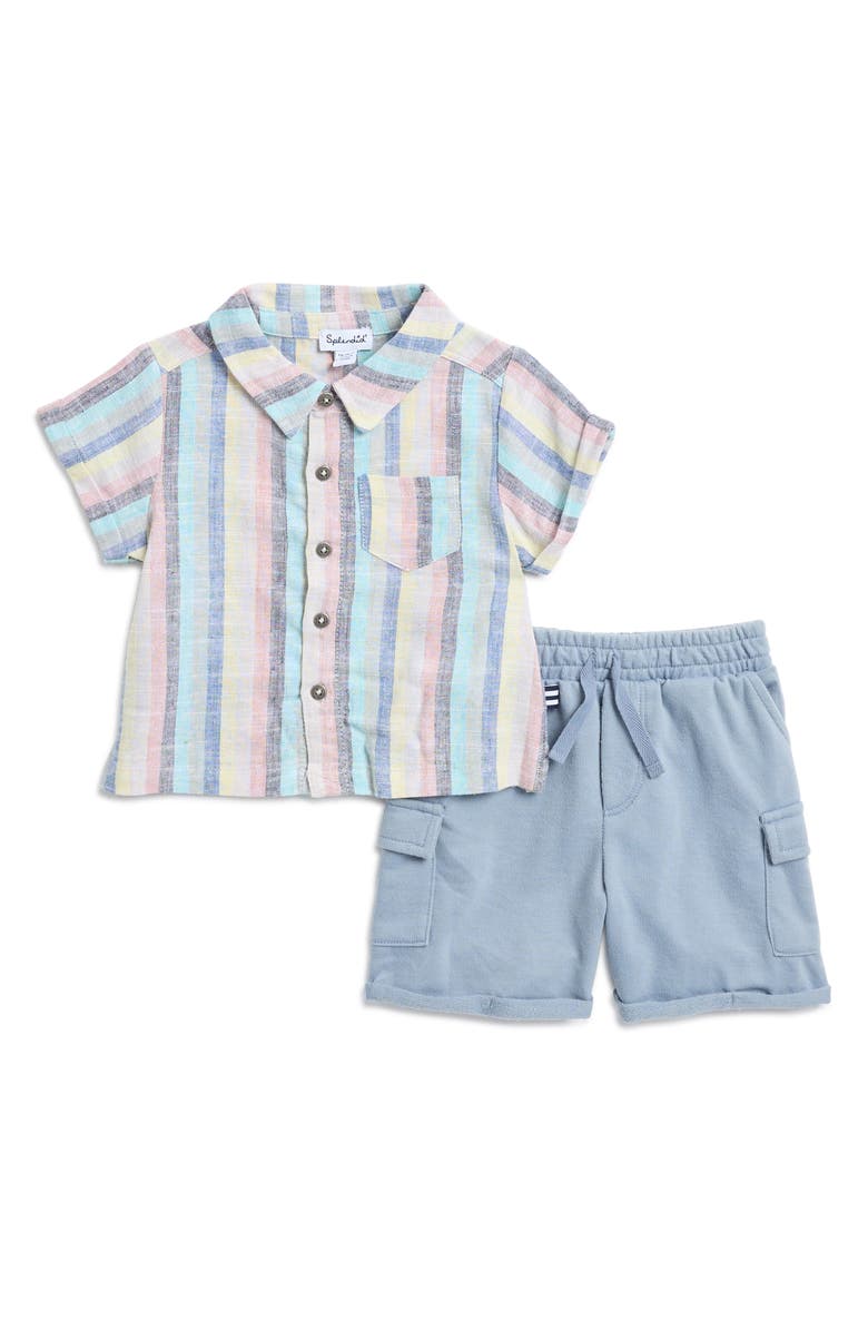 Splendid Santa Monica Woven Shirt & Shorts Set, Main, color,