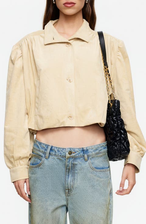 Luminous Faux Suede Jacket