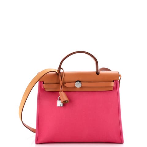 Herbag Zip Leather and Toile 31