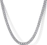 Gabriel & Co. Contemporary Sterling Silver Curb Chain Necklace