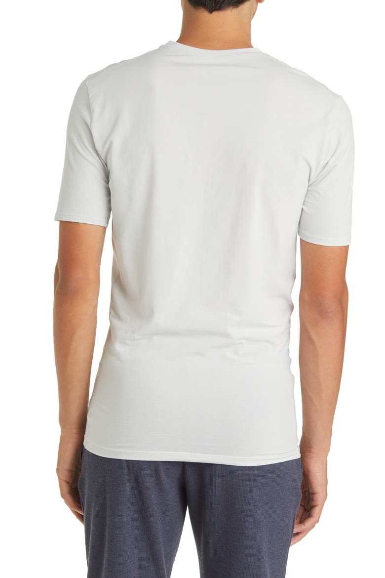 Cool Cotton Crewneck Undershirt, Alternate, color, OYSTER MUSHROOM