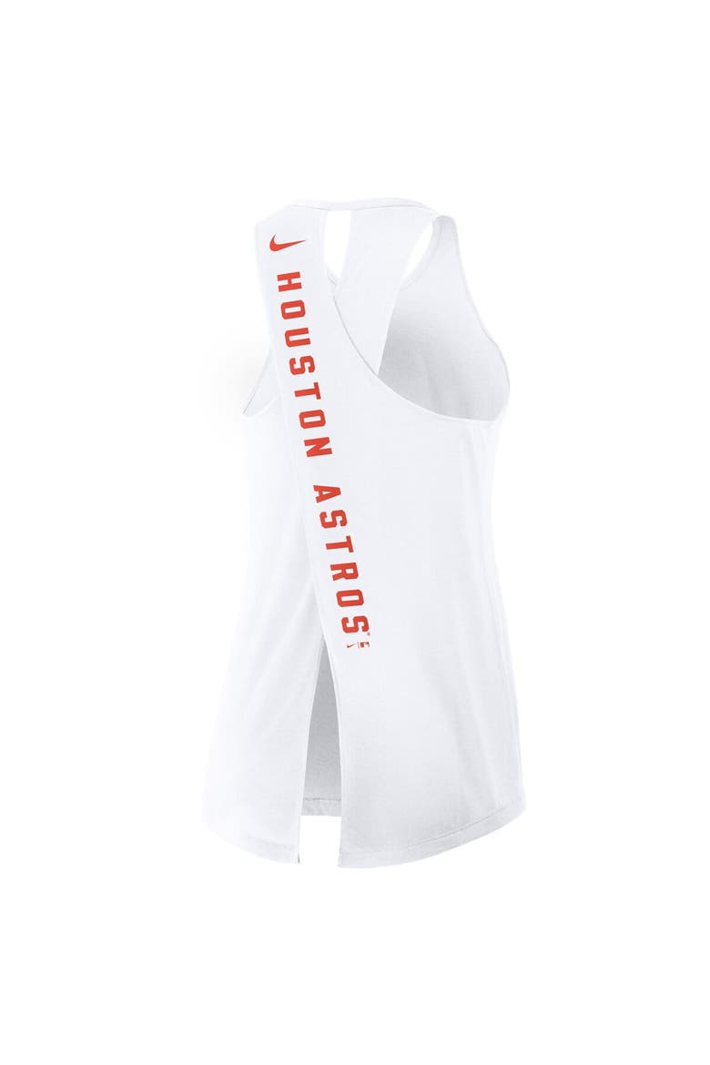 Women's Nike White Houston Astros Crisscross Performance Tank Top, Alternate, color, White