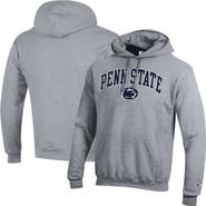 Champion Men's Champion Heather Gray Penn State Nittany Lions Arched Logo Fleece Pullover Hoodie
