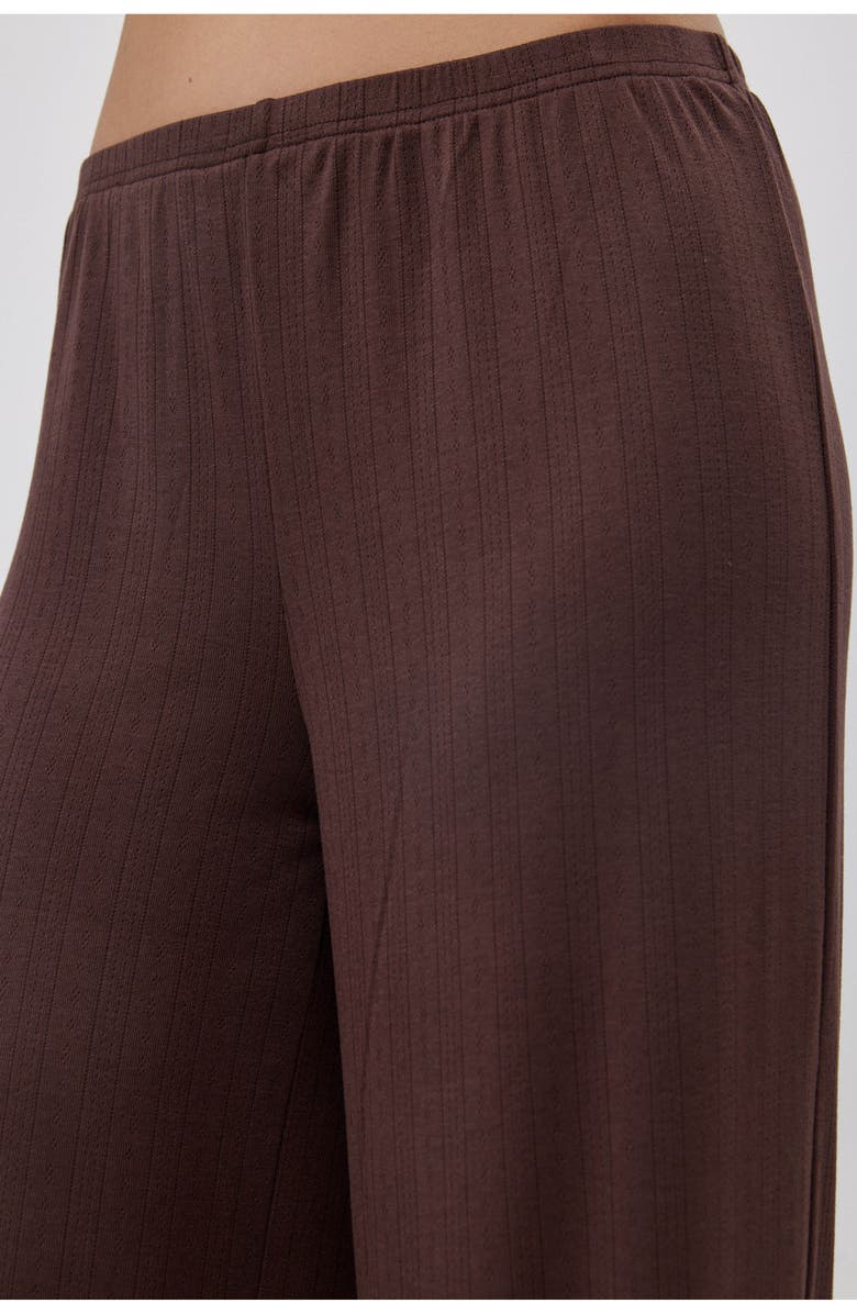 Gottex Beach Life Daydream Pointelle Loungewear Bottoms, Alternate, color, 