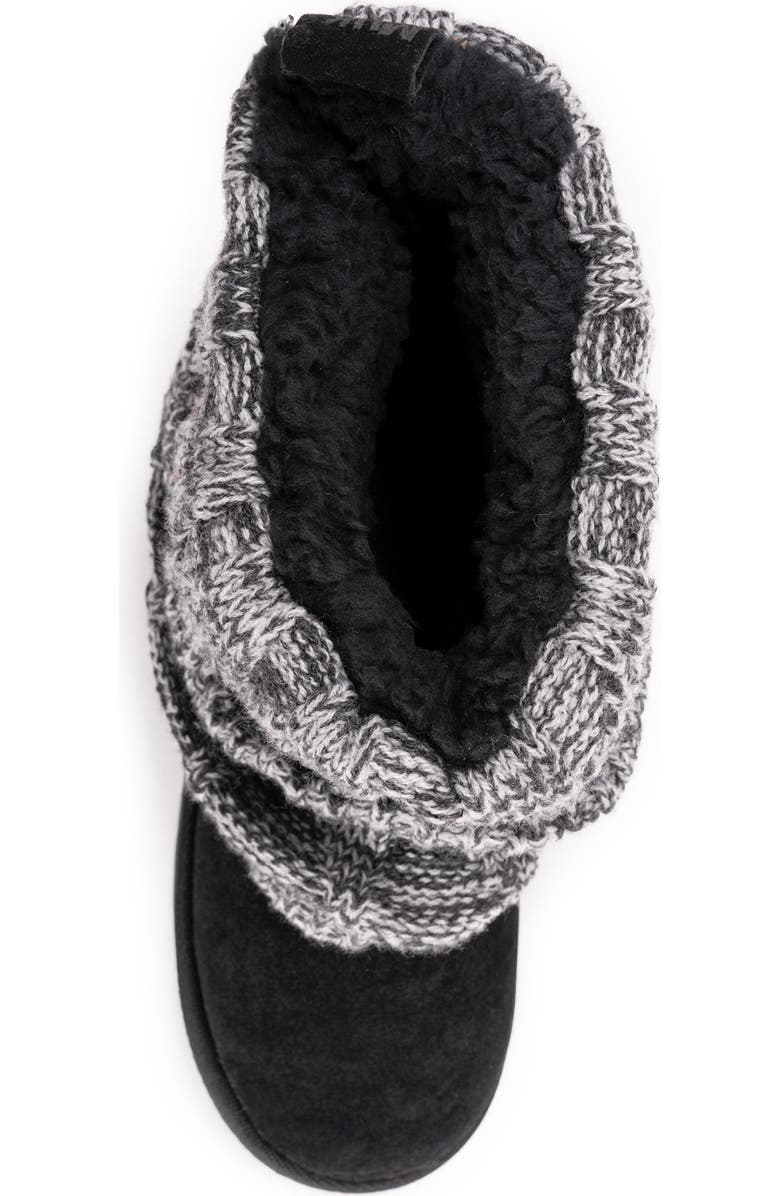 MUK LUKS ESSENTIALS Essentials Faux Shearling Lined Cable Knit Shaft Boot - Wide Width Available, Alternate, color,