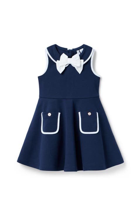The Classic Bow Ponte Dress (Toddler)
