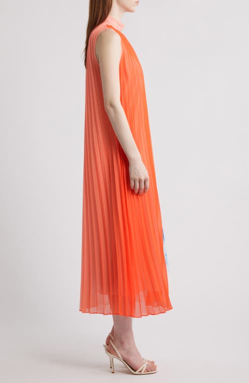 ELIE TAHARI ELIE TAHARI THE REILLEY SPRING MEMORY SLEEVELESS CHIFFON DRESS 