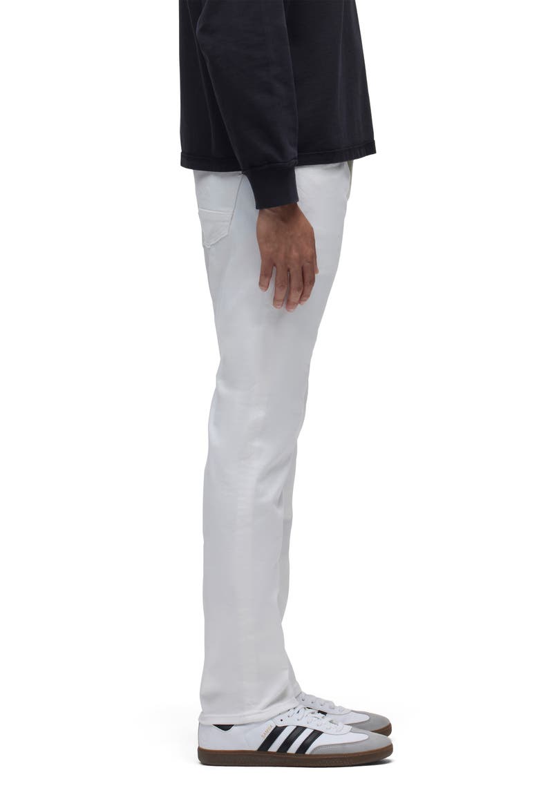 Blake Slim Straight Stretch Twill 5-Pocket Pants, Alternate, color, WHITE