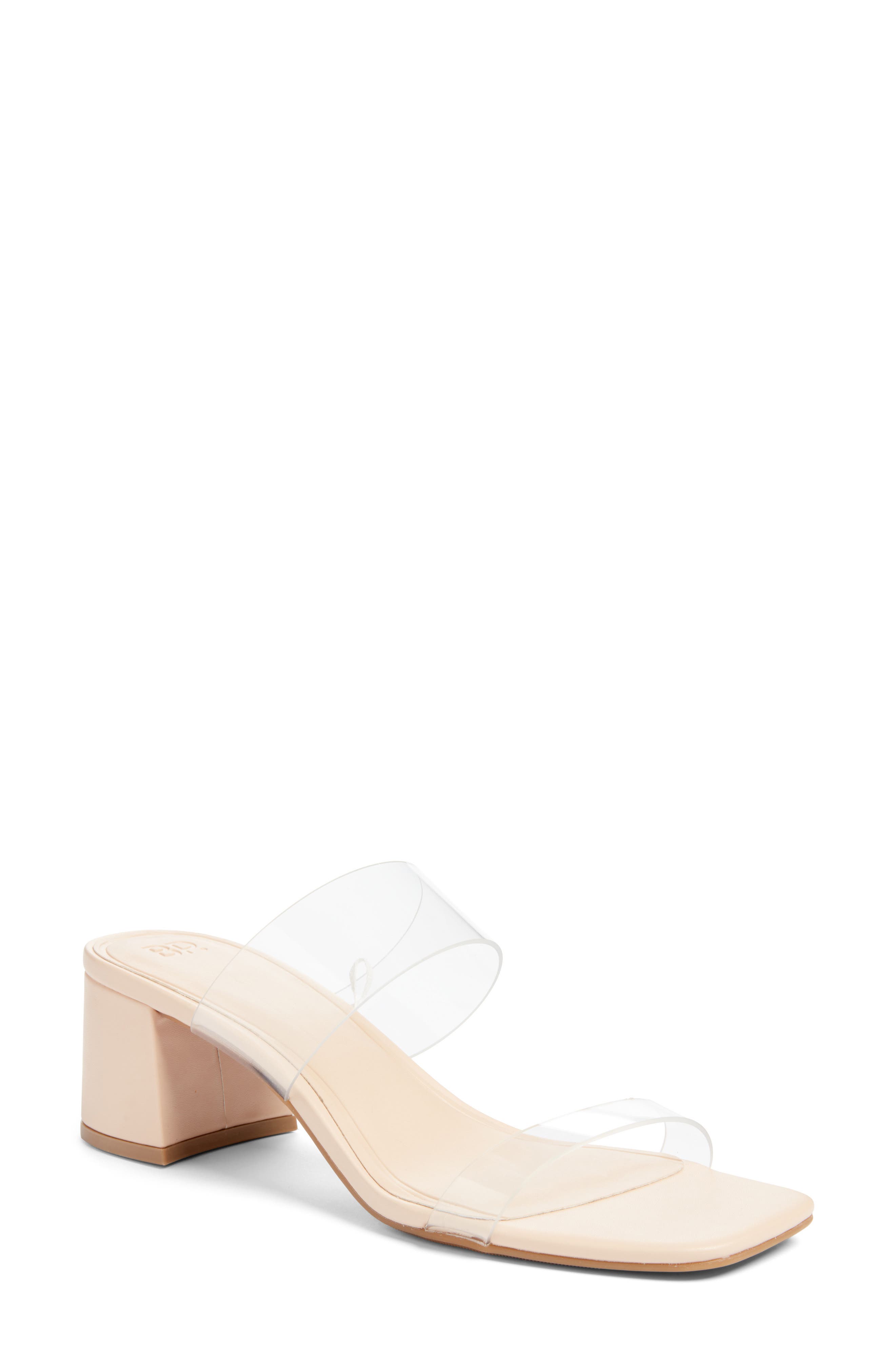 BP. Lulu Block Heel Slide Sandal, Main, color, 