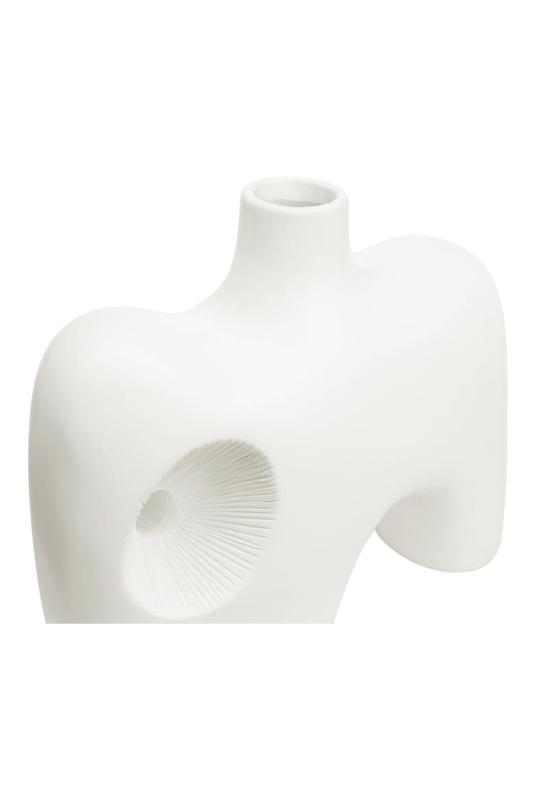 Mariner Decorative Ceramic Vase, Alternate, color, OFF-WHITE