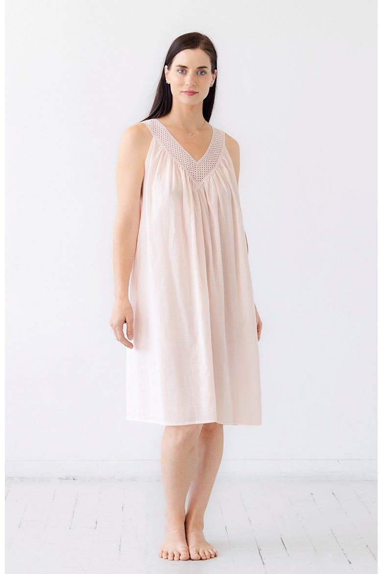 Greek Royalty Nightgown, Main, color, Rosewater