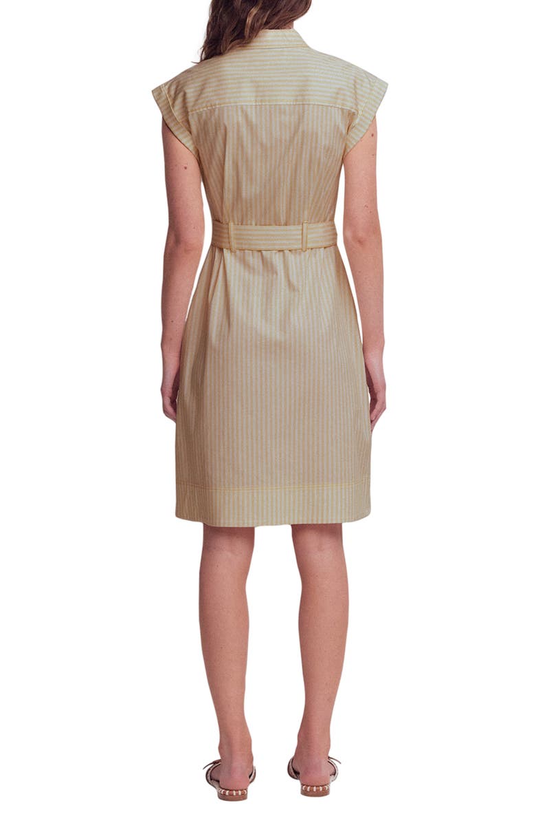 Boden Short Belted Shirt Dress, Alternate, color, Stripe