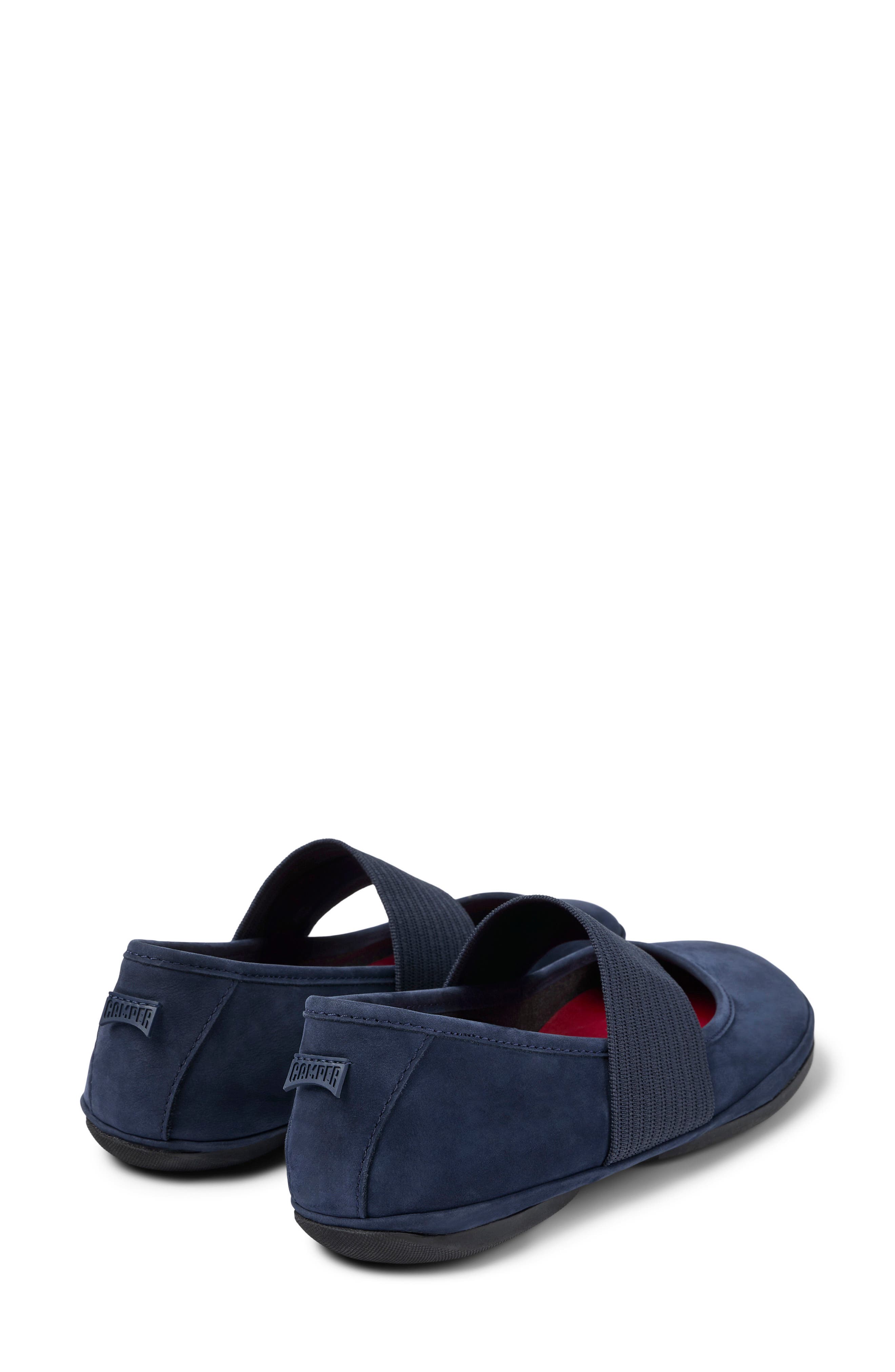 Right Nina Ballerina Flat, Alternate, color, NAVY