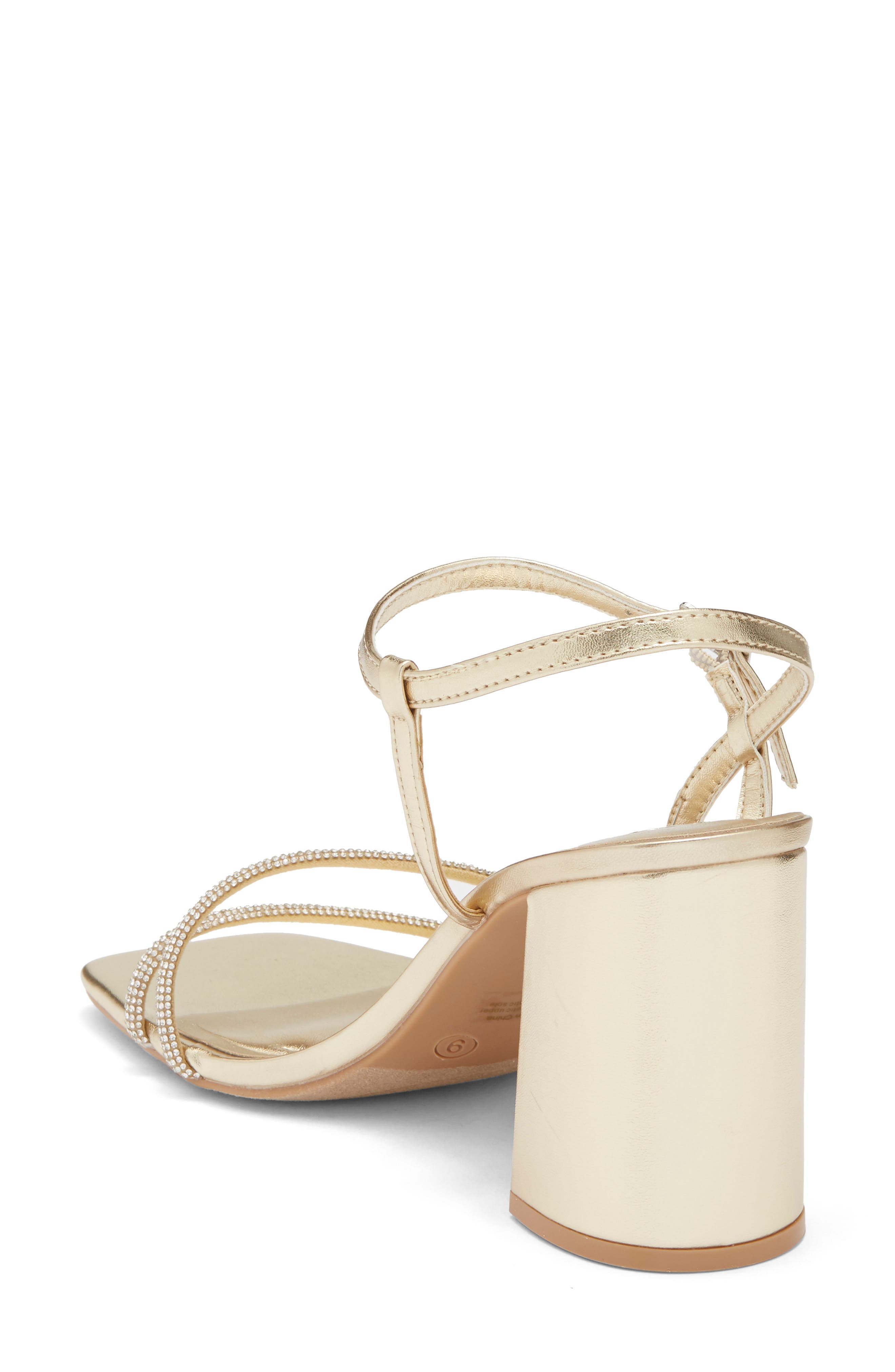 Ayla Heeled Sandal, Alternate, color, GOLD METALLIC STONES