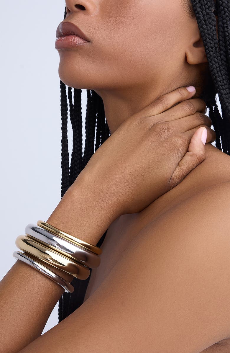 Jennifer Fisher Jamma Cuff Bracelet, Alternate, color, Silver